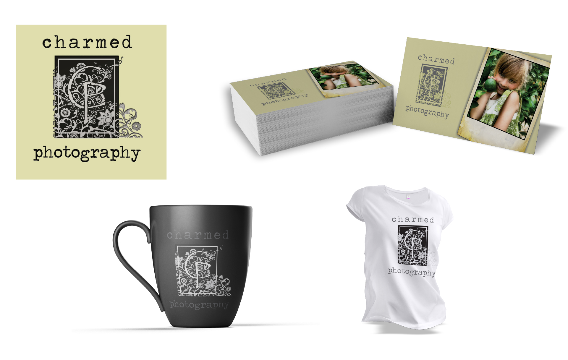 Charmed Photography Logo & Promotional Materials
