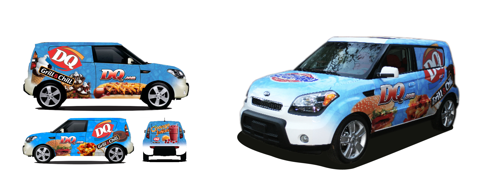 Dairy Queen Kia Soul Wrap